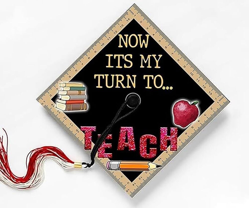 2338 My Turn To Teach, Future Teacher, Education Graduate, Sticker Design